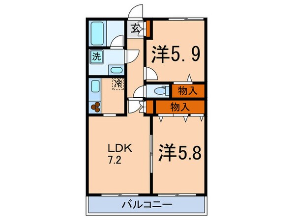 オーパスホームズ白山の物件間取画像